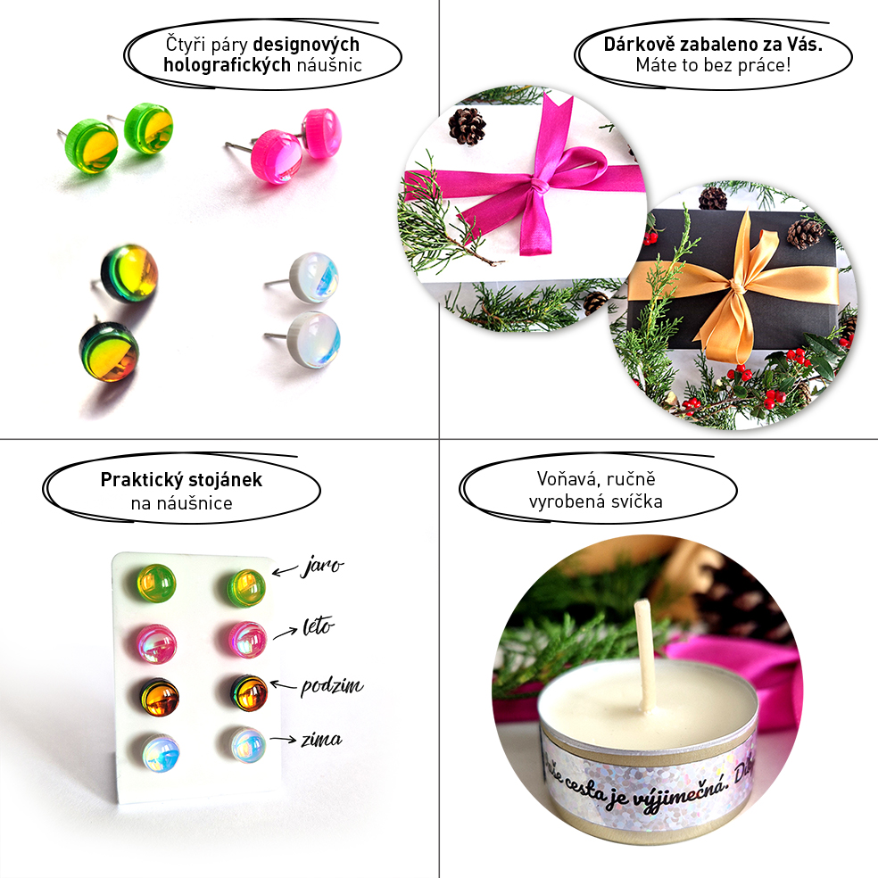 ctyri rocni doby vanocni stojanek notasheep-kolaz